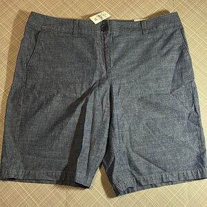 Women’s Blue Loft Shorts. NWT. Size 12